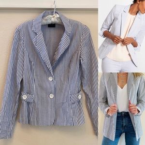 💙BOGO💙 Cotton seersucker casual summer blazer